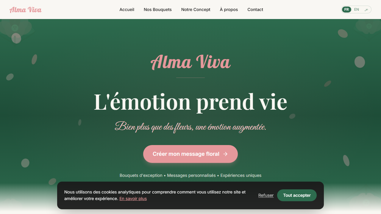 Alma VIVA Florist E-commerce